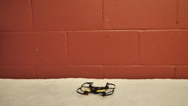 Cheap Low Quality Drone Turning On