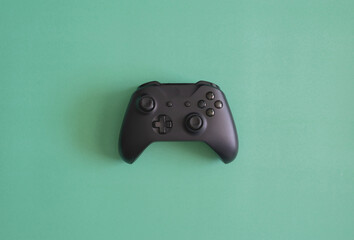 gaming controller on green screen
