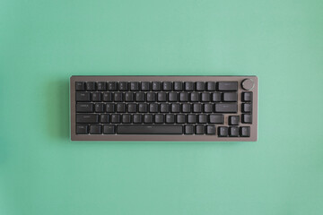 gaming keyboard on green screen