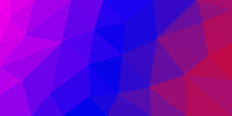 abstract polygon background with color gradation