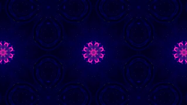 Abstract kaleidoscope background, Mandala ornament flower.