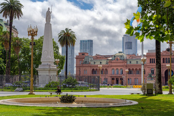Obraz premium Platz Mayo Buenos Aires Architektur