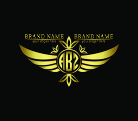 ABZ,abz,wins three letters logo design, real estate construction home realty house building,
 geometric ,monogram minimalist logo, vector template