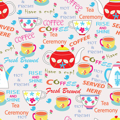Coffee Seamless pattern