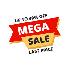 mega sale last price red flat label