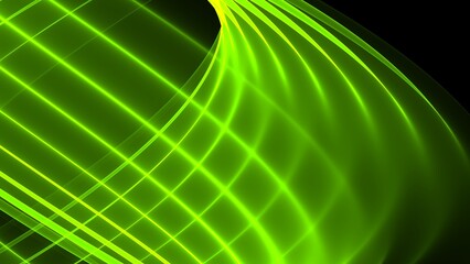 Hintergrund abstrakt 8K grün hellgrün, dunkelgrün, schwarz, weiß, Wellen Linien Kurven Verlauf