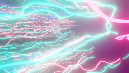 abstract glow wave background, desktop wallpaper, 3d render electric blot.