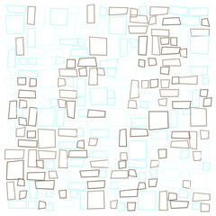 Offset Quads generative art background art illustration