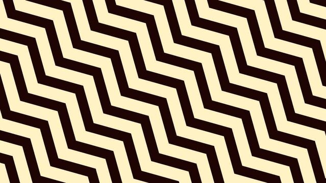 Animated abstract background with zigzags