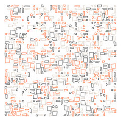 Obraz premium Offset Quads generative art background art illustration