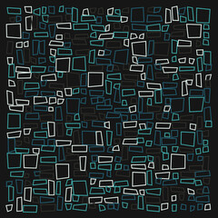 Offset Quads generative art background art illustration