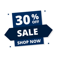 30% off sale shop now dark blue flat label