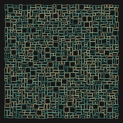 Offset Quads generative art background art illustration