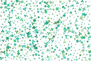 Clover background. Clover leaf, St. Patrick day background