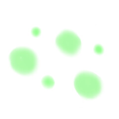 緑色の水玉模様