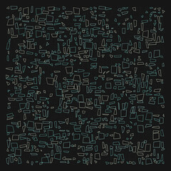 Offset Quads generative art background art illustration