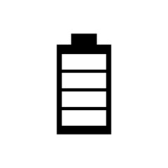 Graphic flat battery icon for your design and website