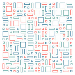 Offset Quads generative art background art illustration