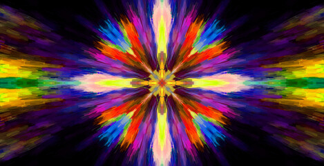 Obraz premium Colorful Abstract Design, Background Image 