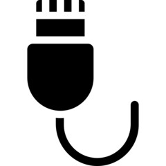 charging connector icon vector
