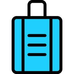 luggage icon vector