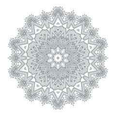 beautiful line art mandala design