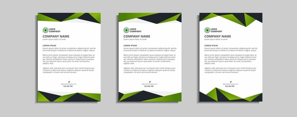 modern corporate letterhead template de