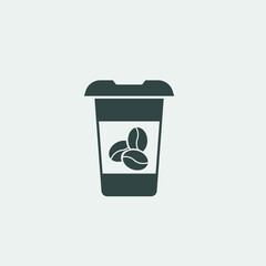 coffee vector icon illustration sign 