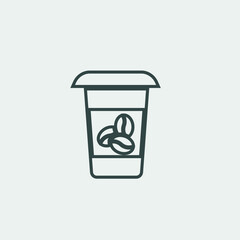 coffee vector icon illustration sign 