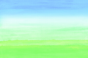 Obraz na płótnie Canvas 緑色の水彩背景