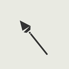 spear vector icon illustration sign 