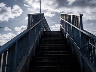 Obraz premium 誰もいない歩道橋