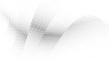 Abstract white and gray color, modern design background with geometric shape. Vector illustration.