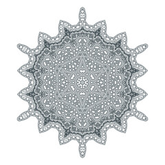 line art mandala vector for design