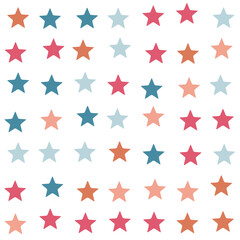 Obraz premium color star pattern symbol background
