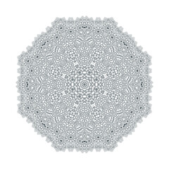 beautiful line art mandala vector for design