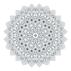 beautiful line art mandala vector for design