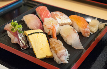 大好きな寿司屋のにぎり寿司