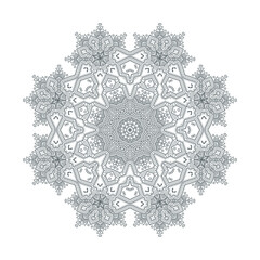 line art mandala vector for design