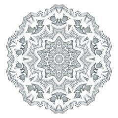 Fototapeta premium elegant line art mandala vector for design