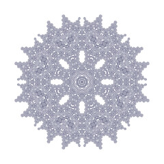 beautiful line art mandala vector