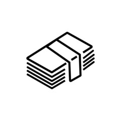 dollar icon, vector best flat icon, EPS