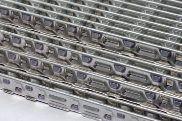 metal foil corrugation. aluminum molded tape