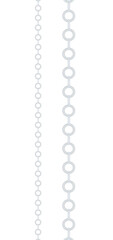 Grey metal chain. vector illustration 