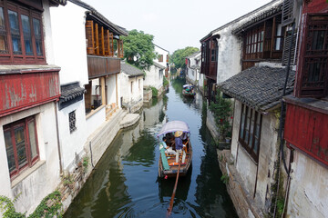 中国 水の都蘇州 周庄古鎮の美しい風景