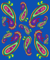 Abstract figure patterns, file EPS.8 illustration.