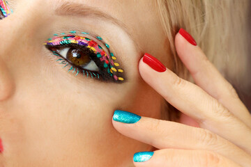 close up portrait of woman