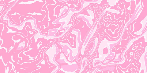 Abstract white pink colors liquid graphic texture background.