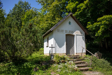 Small chapel in the Bavarian Forest, Germany