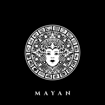 mayan female symbol coin